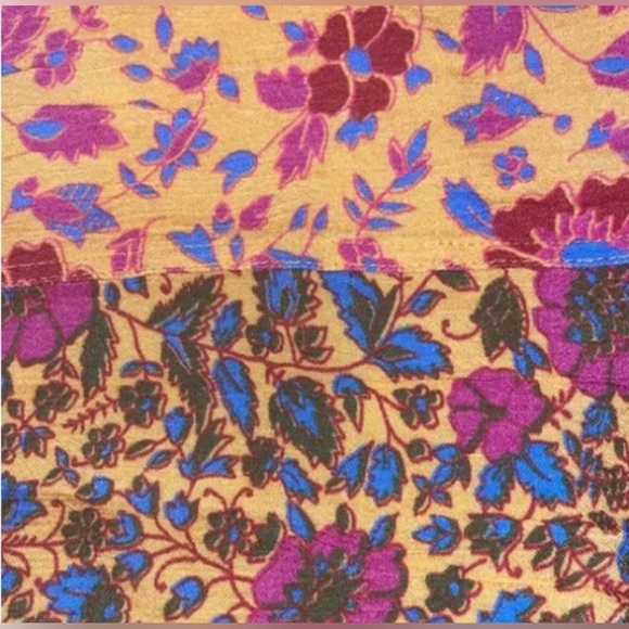 NWOT FREE PEOPLE Bali Sultry Boho Flare Pants Mustard Large - Picture 2 of 8